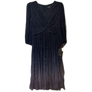 Julia Jordan Ladies Dress Size 16 New With Tags Beautiful Design In Navy